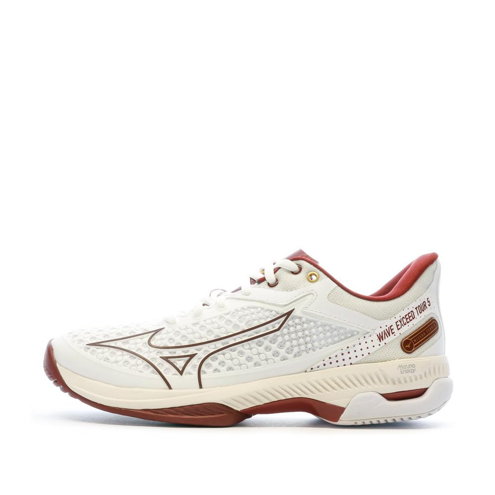 Chaussures de Tennis Blanches Femme Mizuno Exceed Tour pas cher