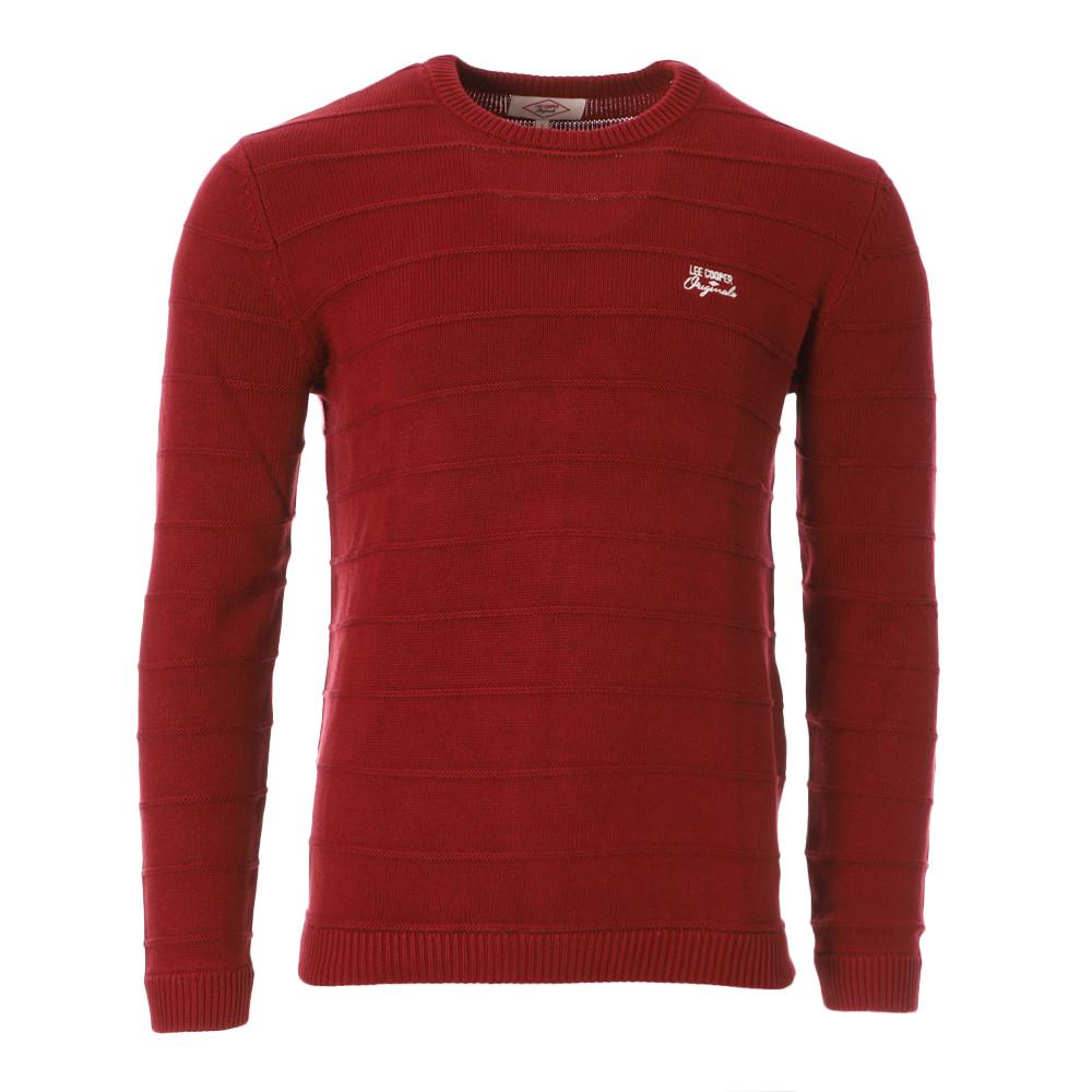 Pull Bordeaux Homme Lee Copper OBER pas cher