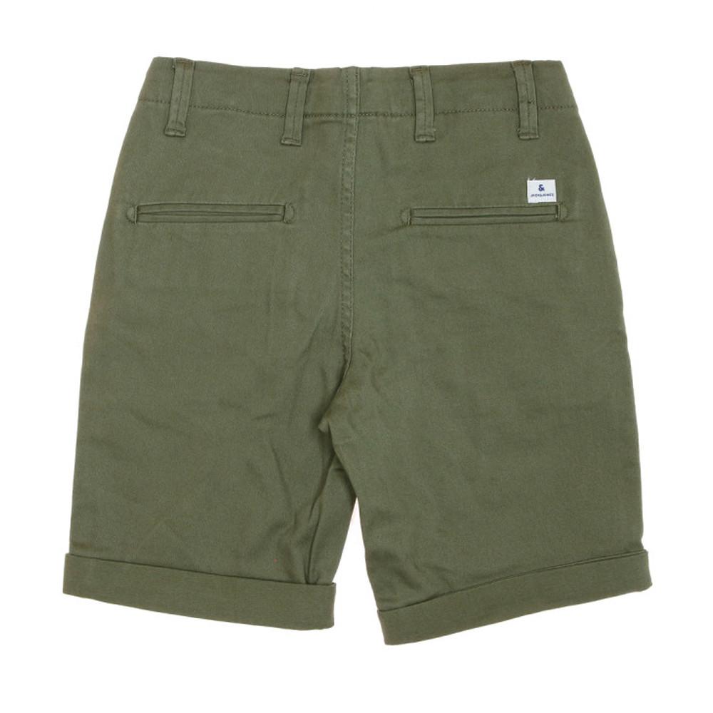 Short Chino Kaki Garçon Jack & Jones Basic vue 2