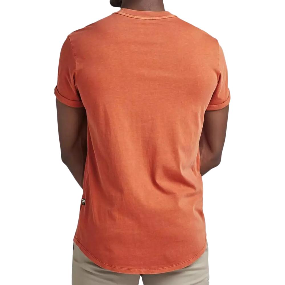 T-shirt Orange Homme G-Star Raw D16396-B353 vue 2