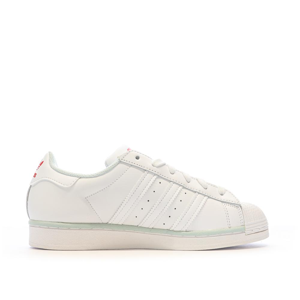 Baskets Blanches Gris Femme Adidas Superstar J Espace des marques