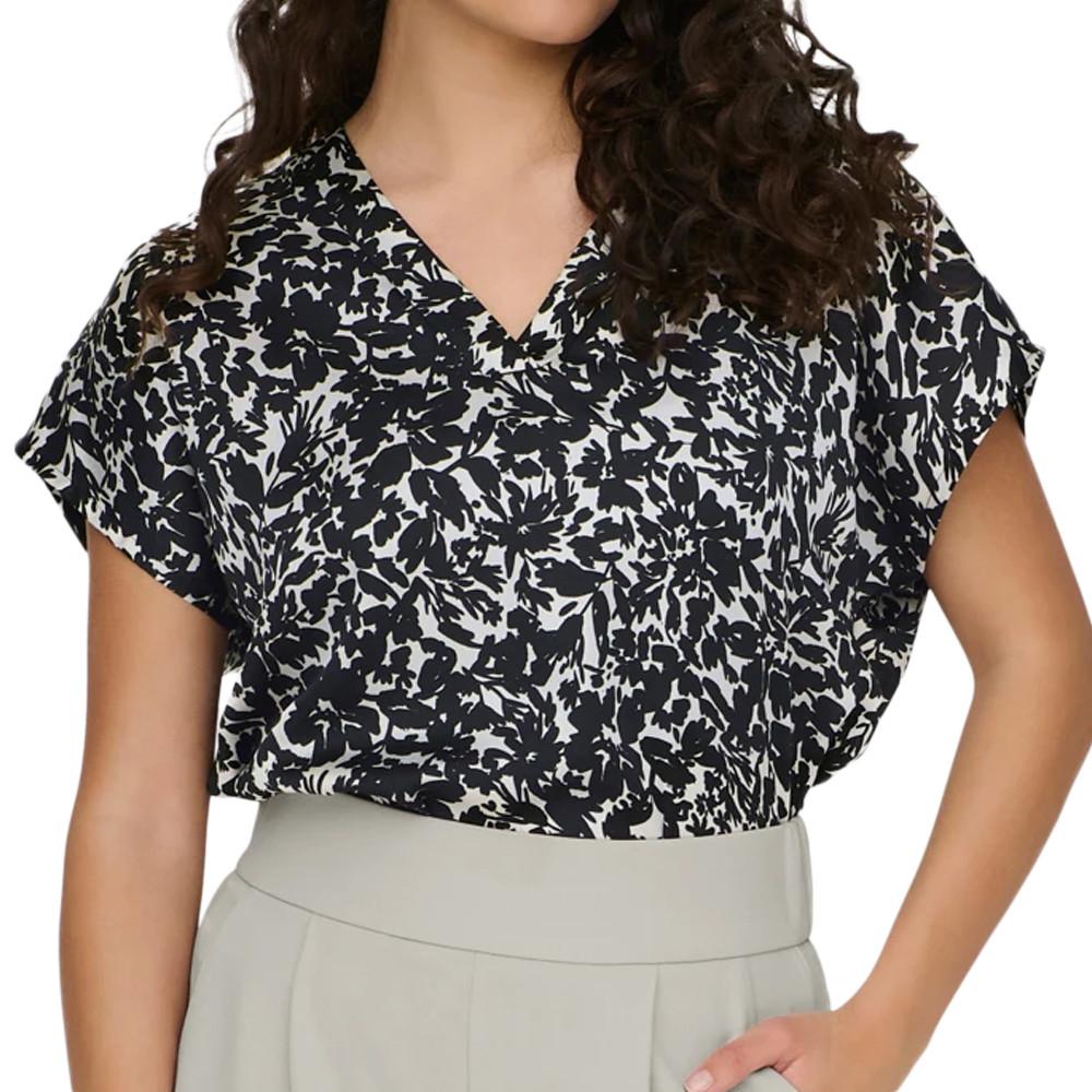 Blouse Noire à Motifs Femme JDY Fifi Beatrice pas cher