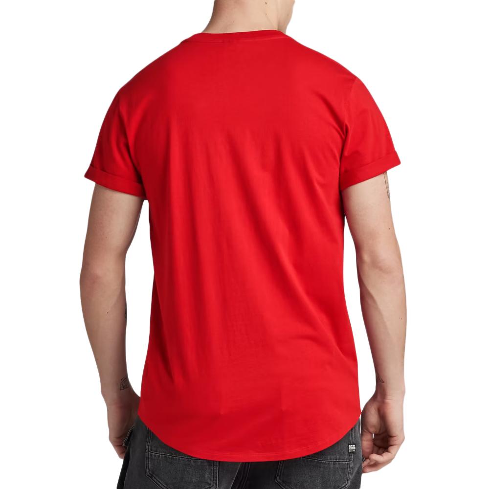 T-shirt Rouge Homme G-Star Raw D16396 vue 2