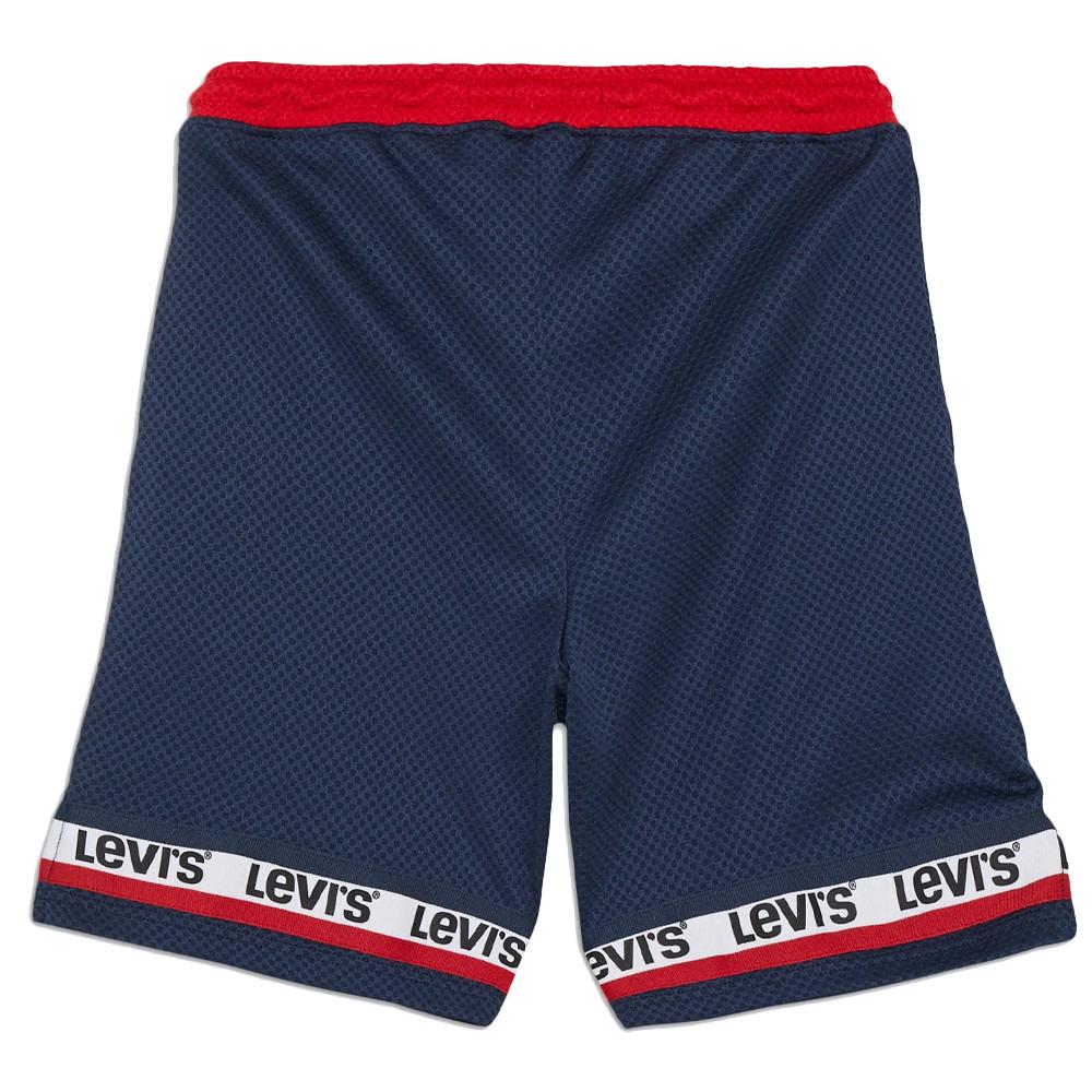 Short de Basketball Marine Garçon Levis vue 2