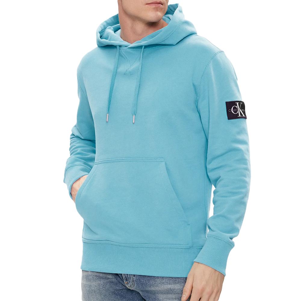 Sweat Turquoise Homme Calvin Klein Jeans J30J323430-0GB pas cher