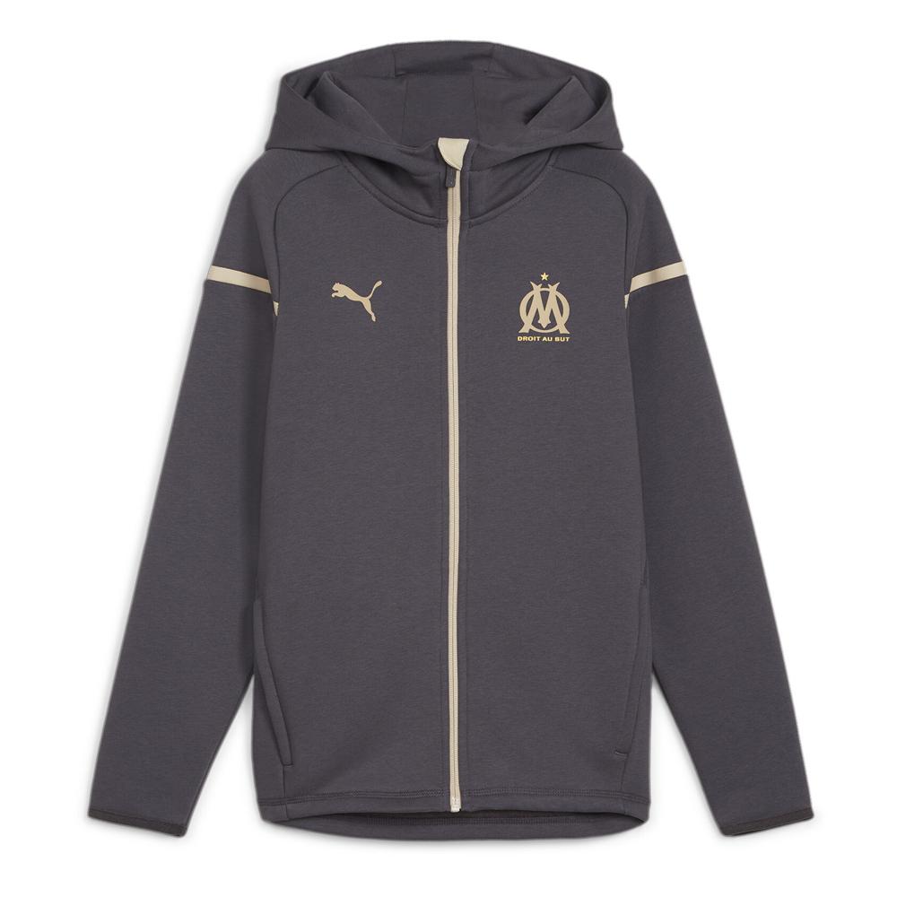 OM Veste Grise Garçon Puma 23/24 pas cher