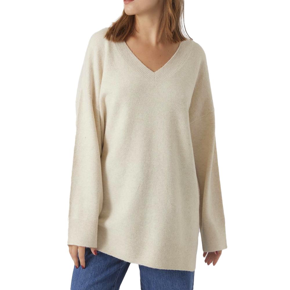 Pull Beige Femme Vero Moda Doffy 10290710 pas cher