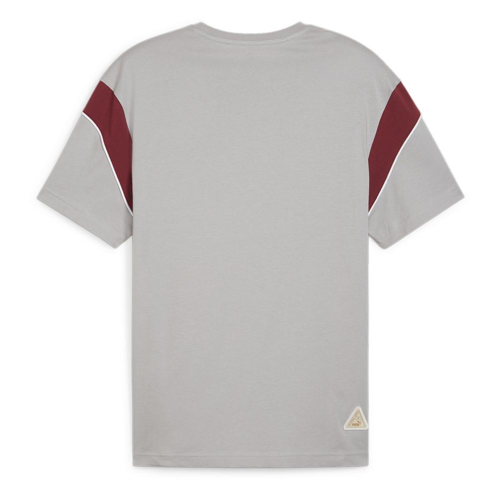 AC Milan T-shirt Gris/Bordeaux Homme Puma Ftblarchive vue 2