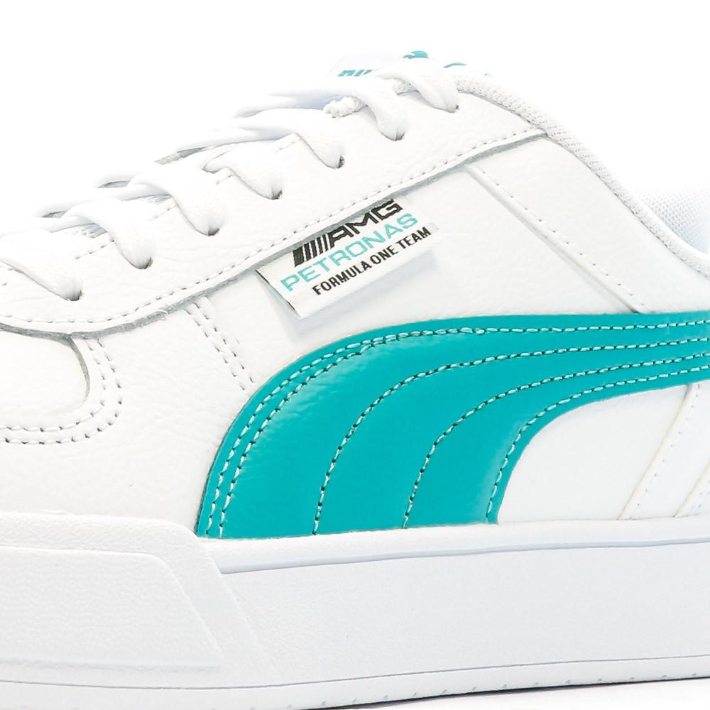 Baskets Blanc/Turquoise Homme Puma Mapf1 Caven Mercedes vue 7