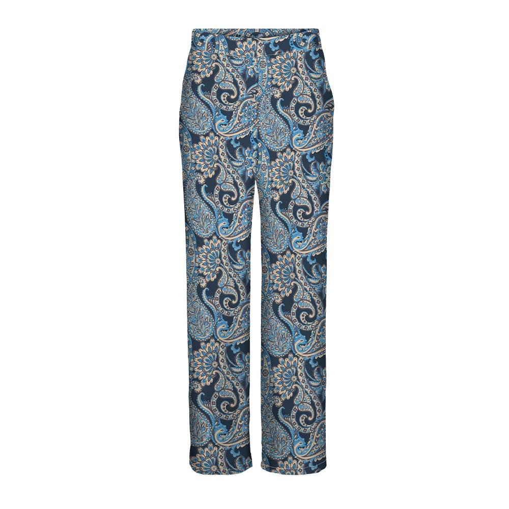 Pantalon Fluide Marine à Motifs Femme Vero Moda Easy Joy pas cher