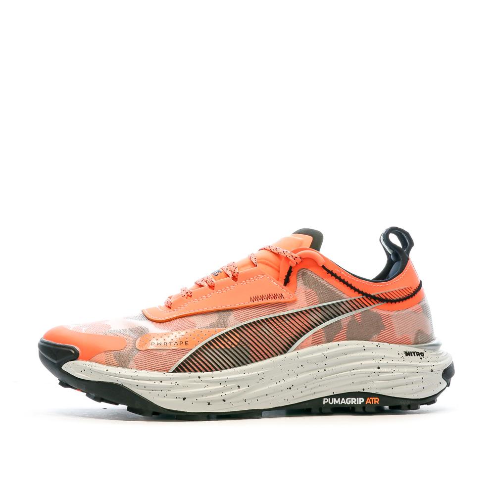 Chaussures de Trail Noir/Rose Homme Puma Voyage Nitro 3 pas cher