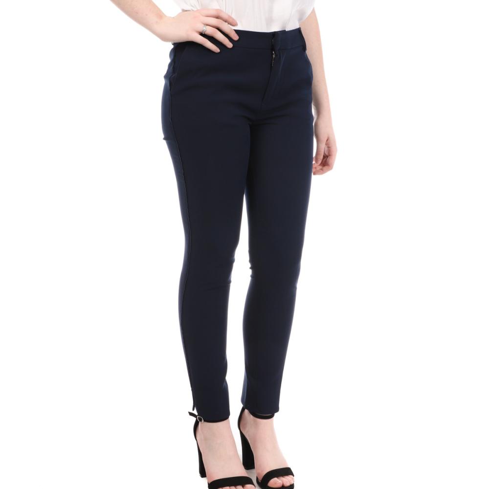 Pantalon Marine Femme Teddy Smith City Slit pas cher