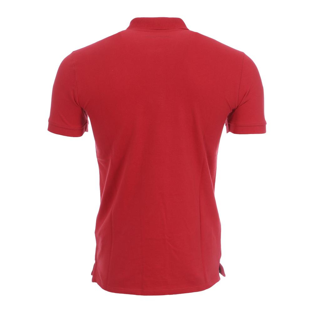 Polo Rouge Homme Teddy Smith Pilote vue 2