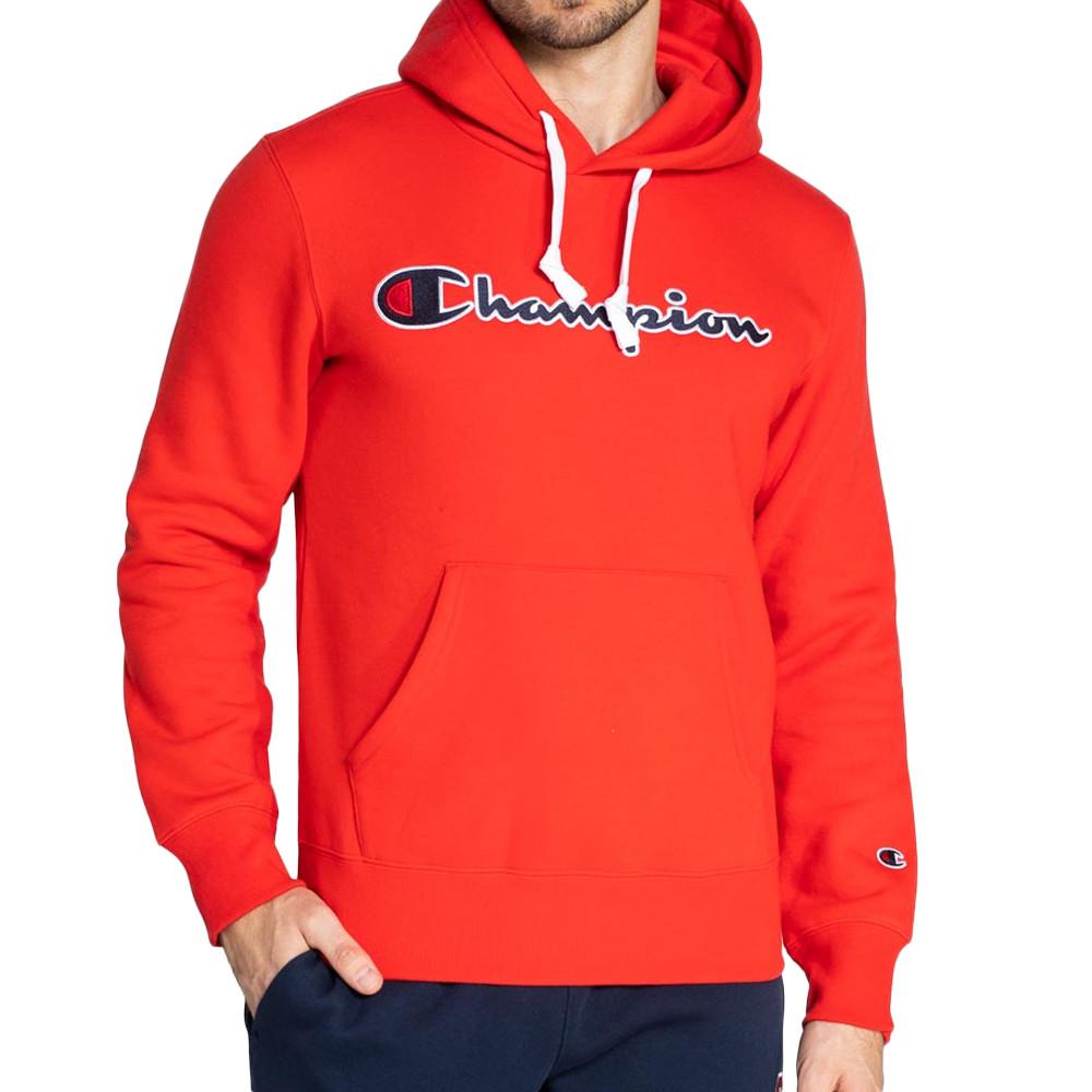 Sweat à capuche Rouge Homme Champion 216470 pas cher