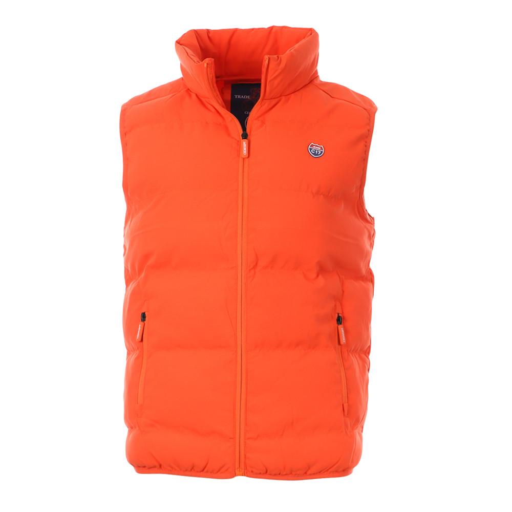 Doudoune sans manche orange homme best sale