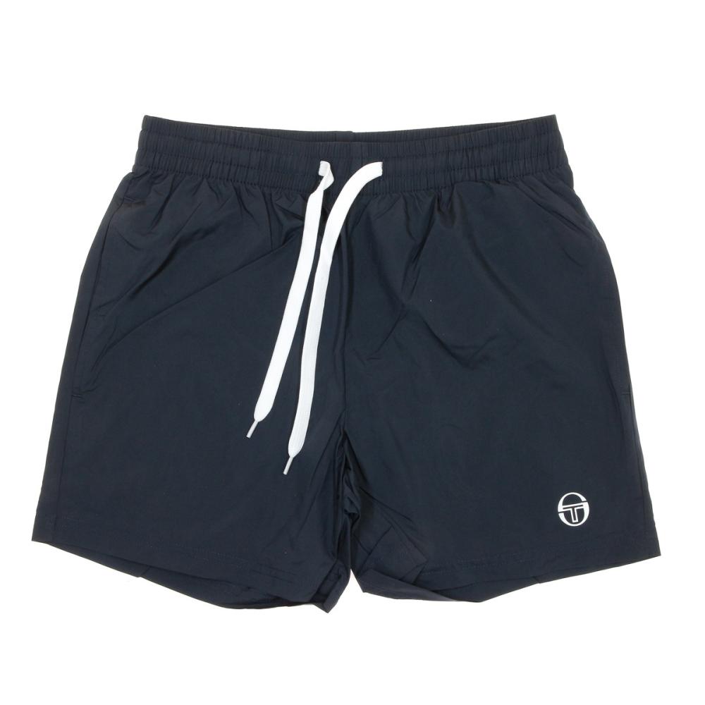 Short De Bain Marine/Blanc Homme Sergio Tacchini Swim pas cher