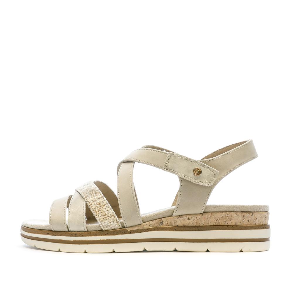 Sandales Beige Femme RELIFE Lalife pas cher