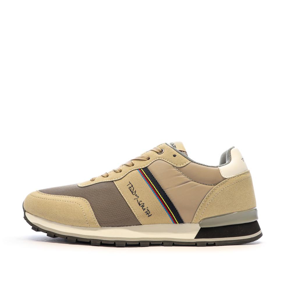 Baskets Beige Homme Teddy Smith Combined pas cher