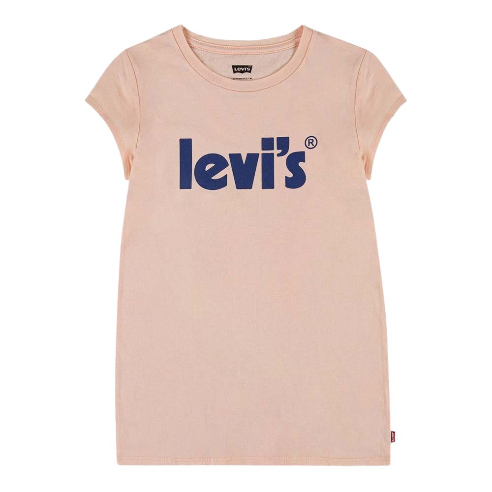 T-shirt Rose Fille Levi's 4EE559 pas cher