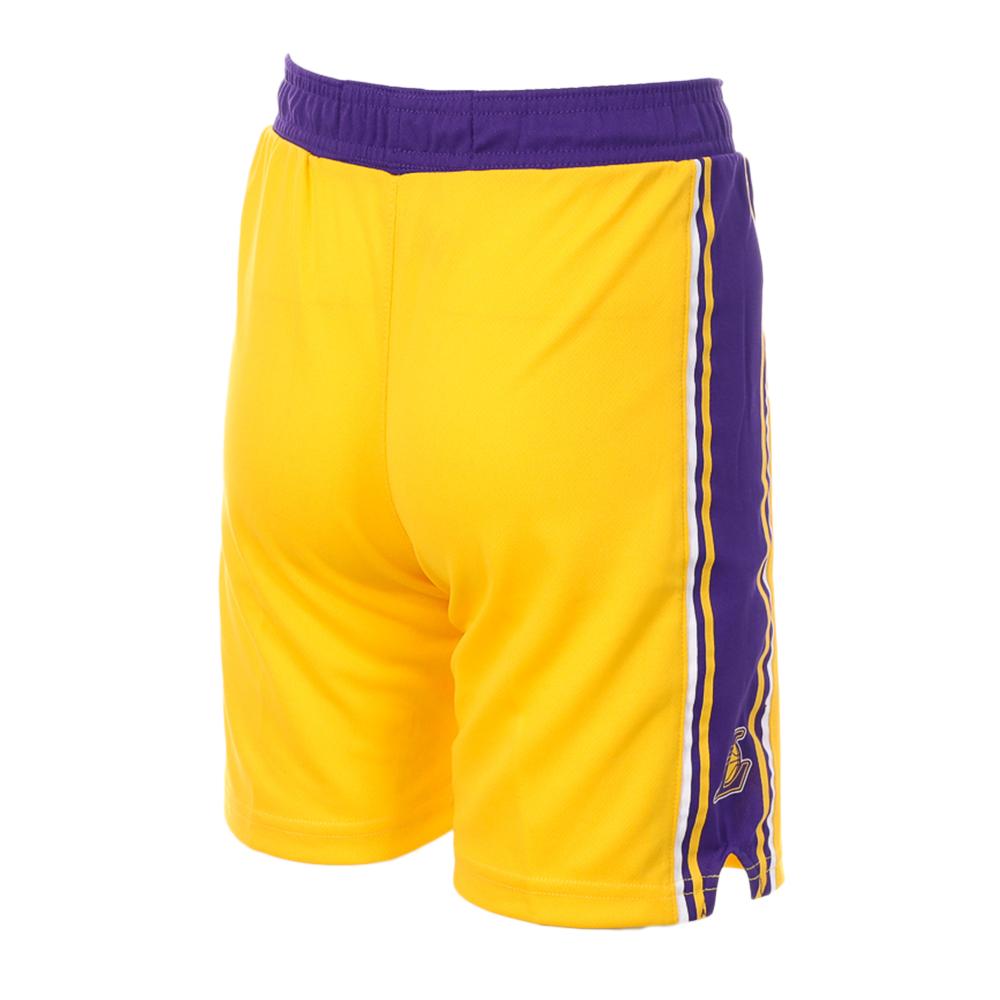 Short de Basketball Violet/Jaune Garçon NBA Los Angeles Laskers vue 2