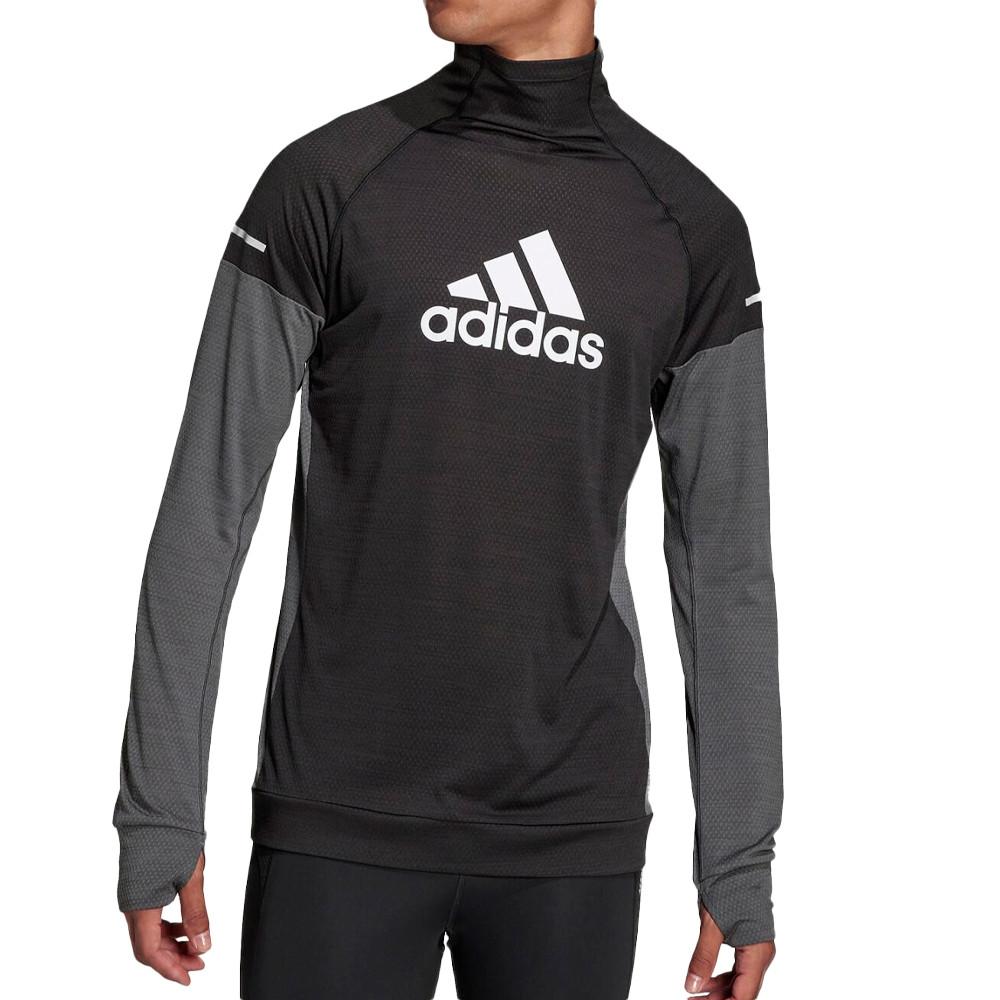 T shirt manches longues Noir Gris Homme Adidas Turtle Graphic Espace des marques