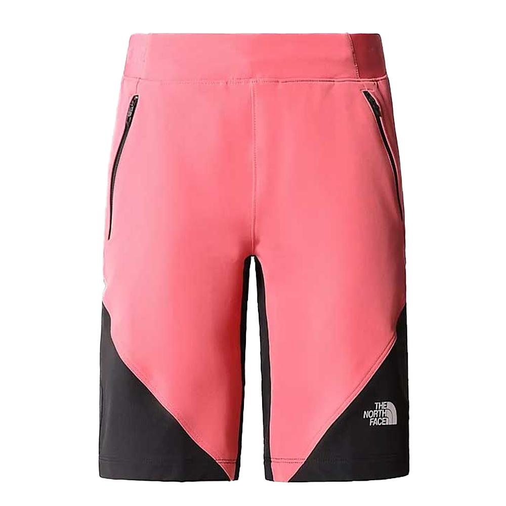 Short de Sport Rose/Noir Femme The North Face Alp pas cher