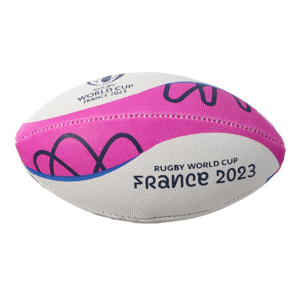 Mini Ballon de Rugby Rose Gilbert World Cup 2023 pas cher