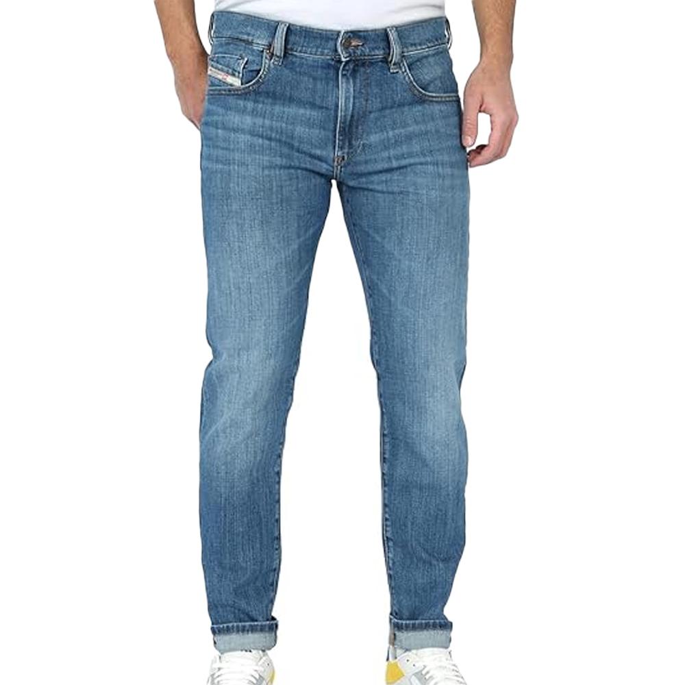 Jean Slim Bleu Homme Diesel 2019 D-strukt pas cher