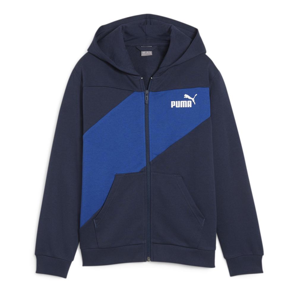 Sweat zippé Marine Garçon Puma 679251 pas cher