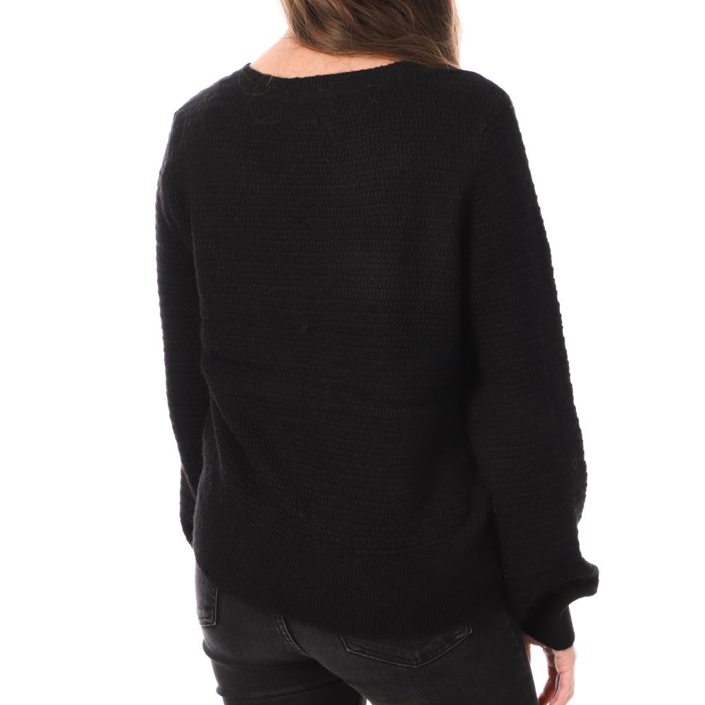 Pull Noir Femme Vero Moda Parker vue 2