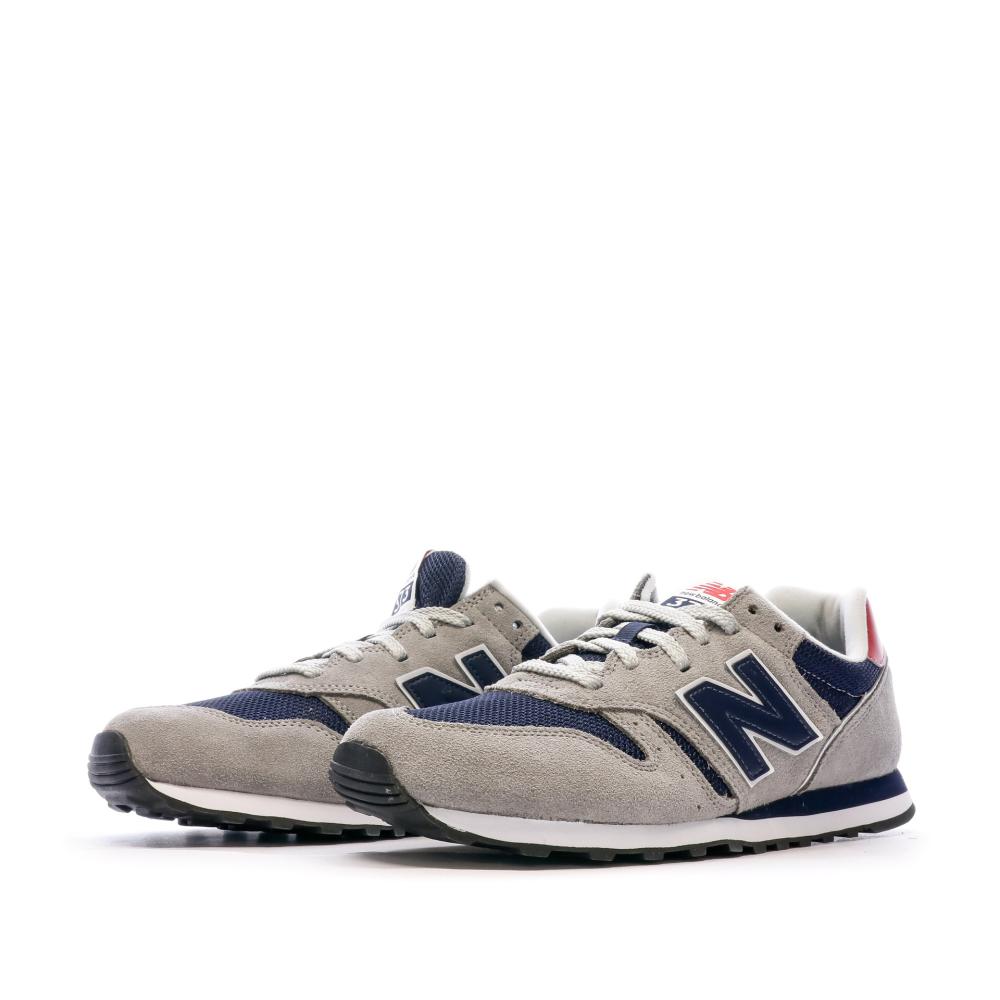 Baskets Gris Marine Homme New Balance 373 Espace des marques