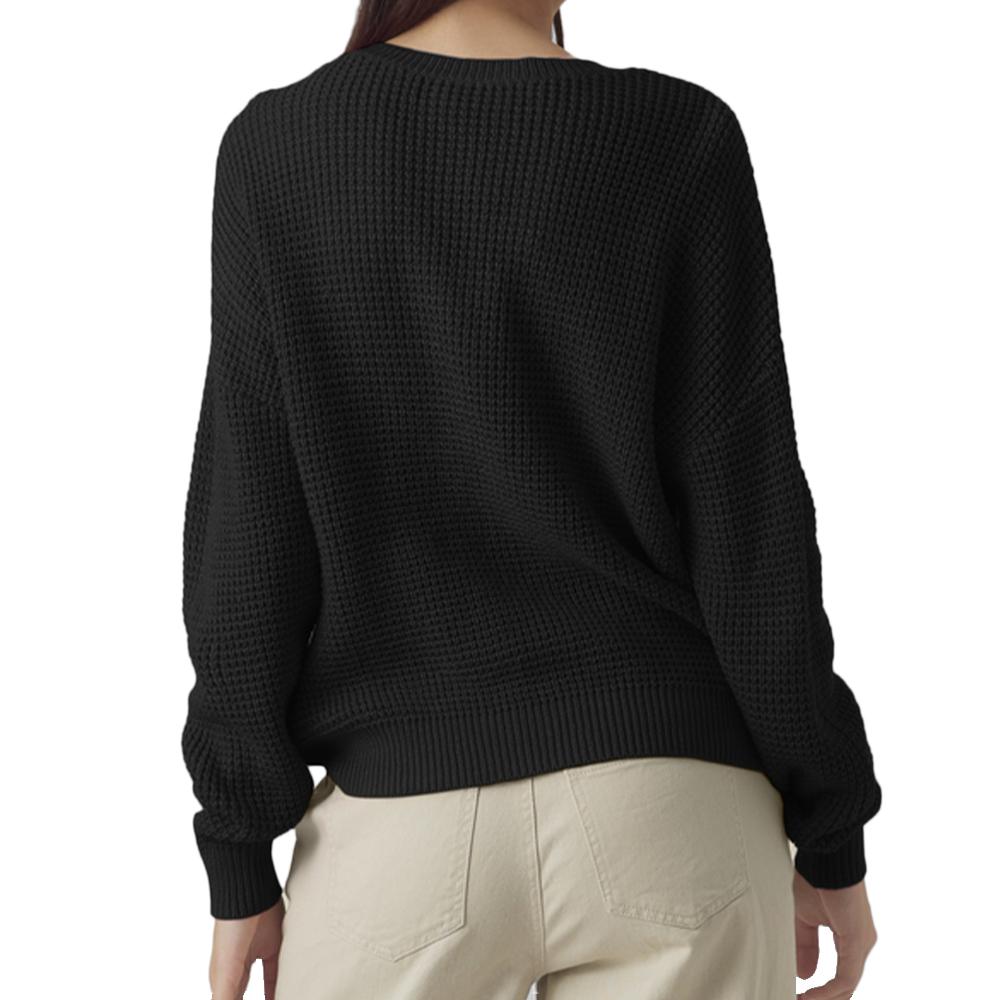 Pull Noir Femme Vero Moda Leanna vue 2