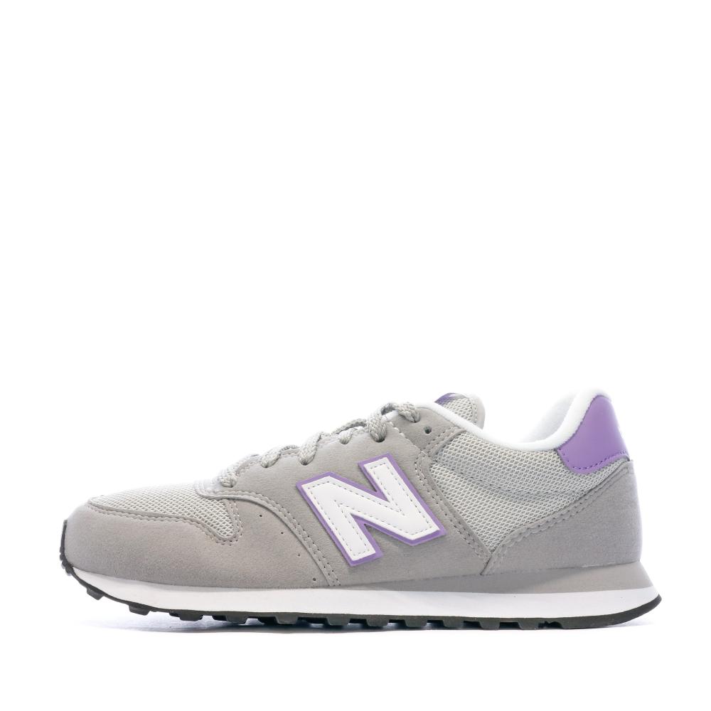 New balance violette et grise on sale