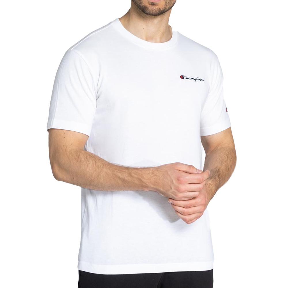 T-shirt Blanc Homme Champion 216480 pas cher