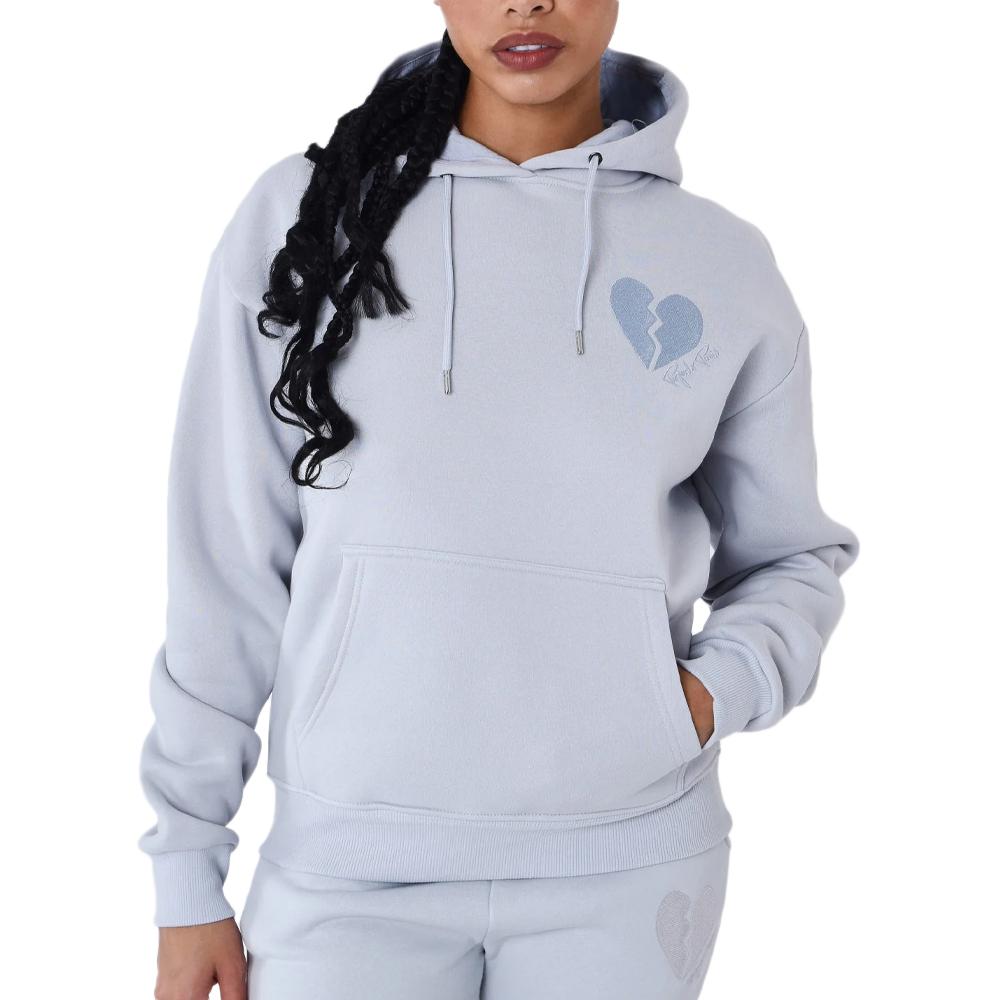 Sweat a Capuche Gris Bleu Femme Project X Paris a C ur Brise Espace des marques