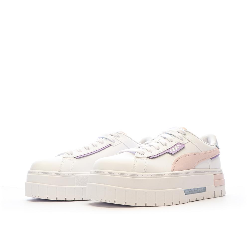 Baskets Blanches Femme Puma Mayze Crashed vue 6