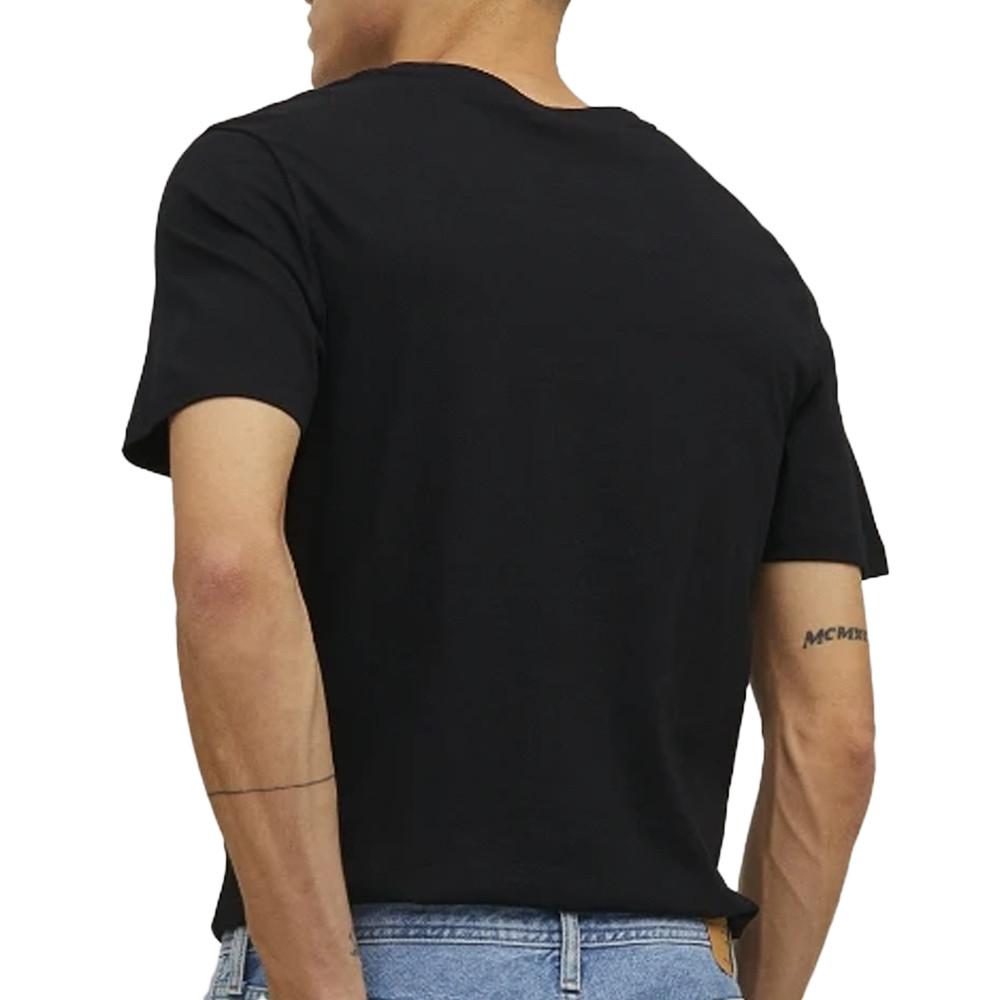 T-shirt Noir Homme Jack & Jones Basic vue 2