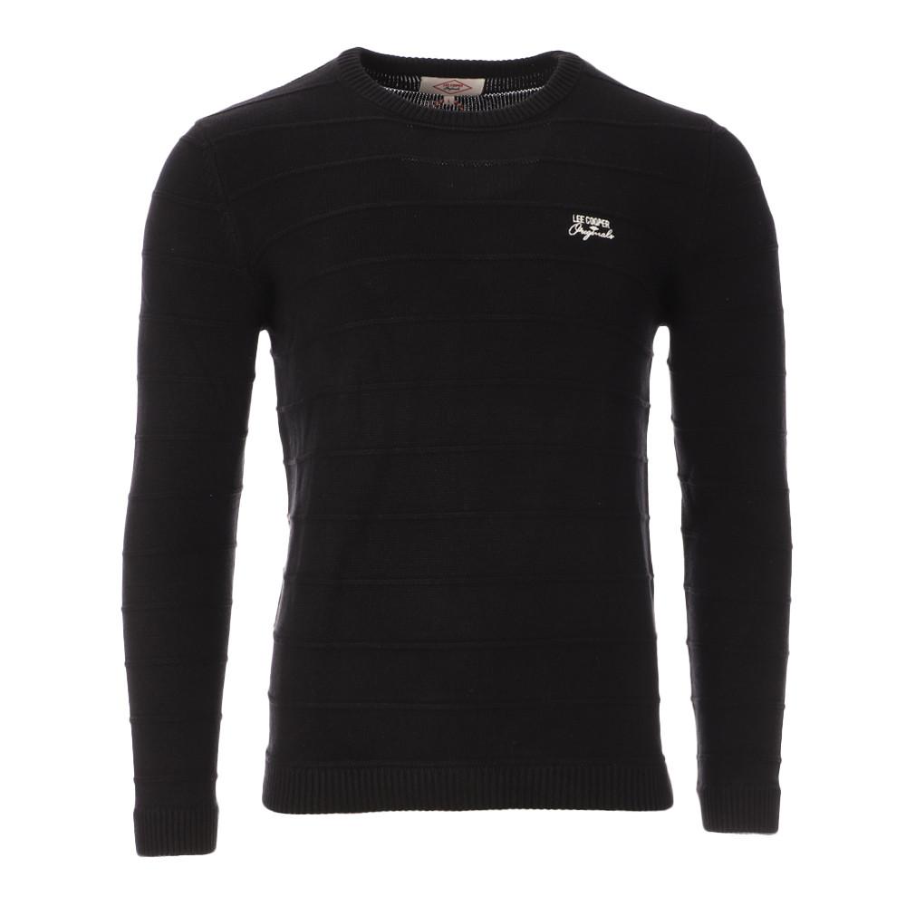 Pull Noir Homme Lee Copper OBER pas cher