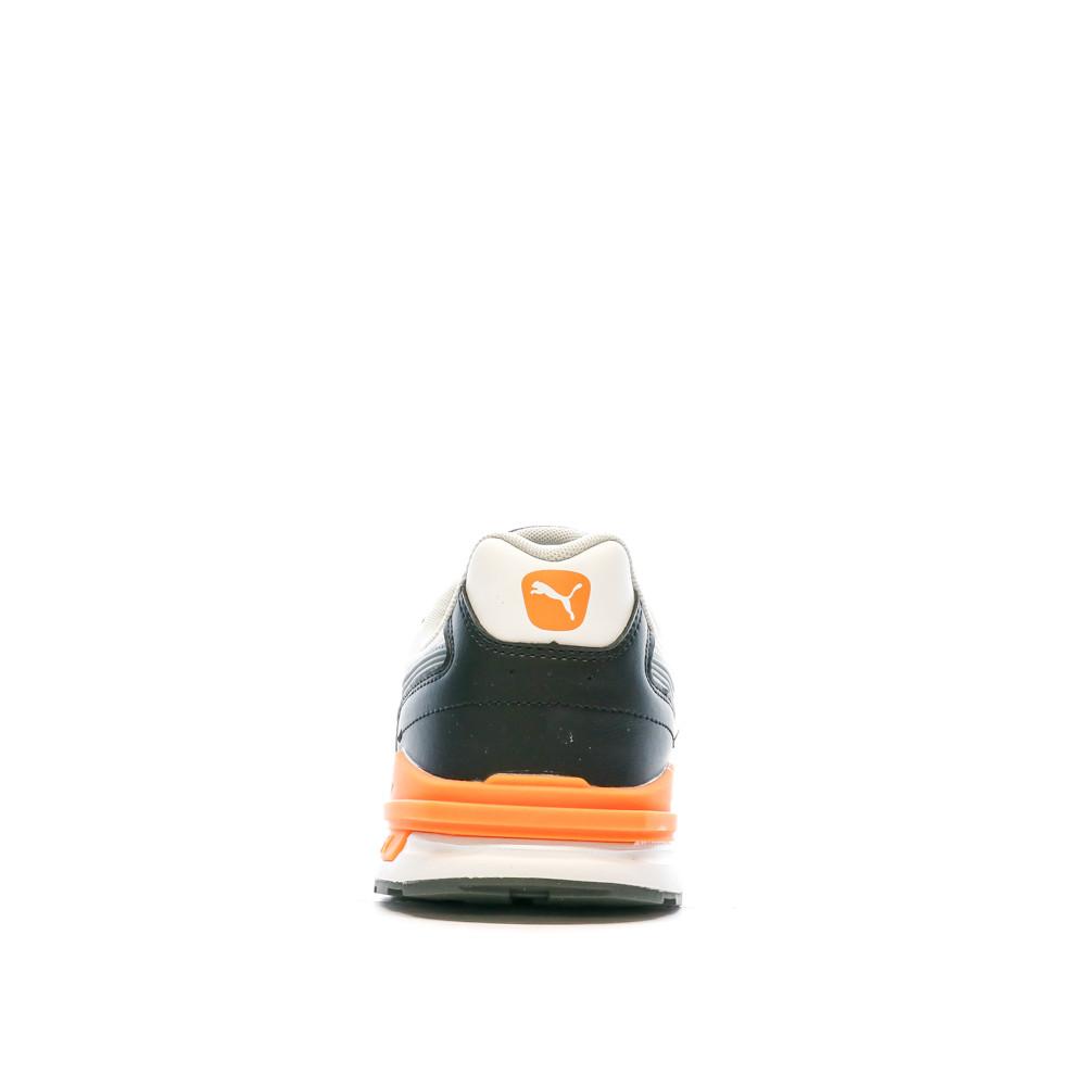 Baskets Blanc/Gris/Orange Homme Puma Graviton Mega vue 3