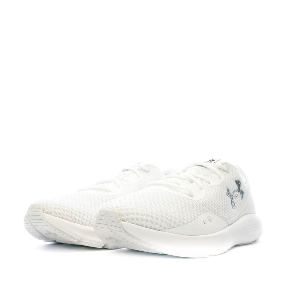 Chaussures de running Blanches Homme Under Armour Charged Pursuit 3 vue 6