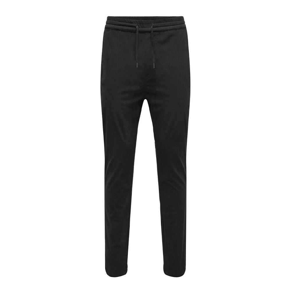 Pantalon Regular Noir Homme Only & Sons Live pas cher