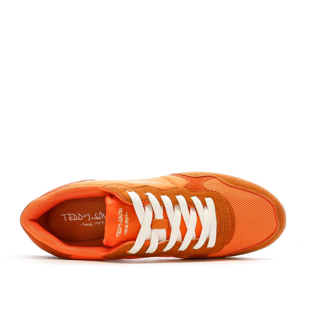 Baskets Orange Homme Teddy Smith 78385 vue 4