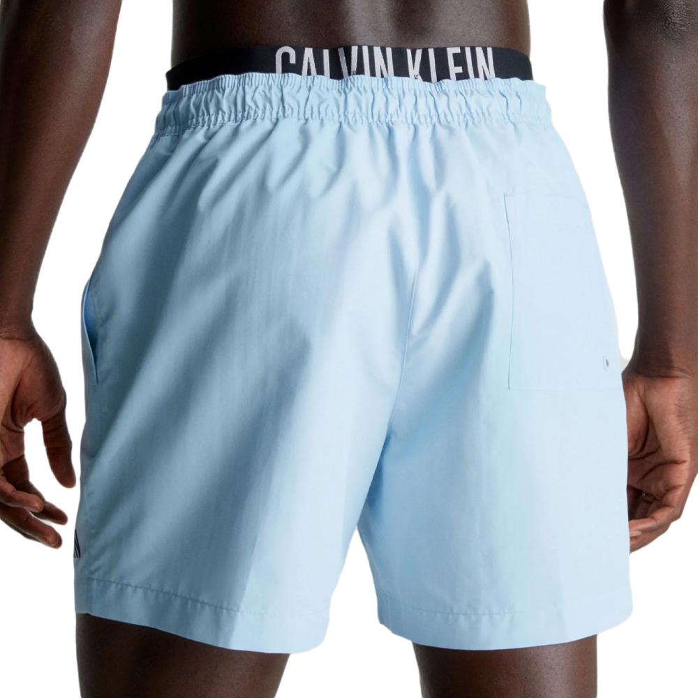 Short de bain Bleu Clair Homme Calvin Klein Medium Double vue 2