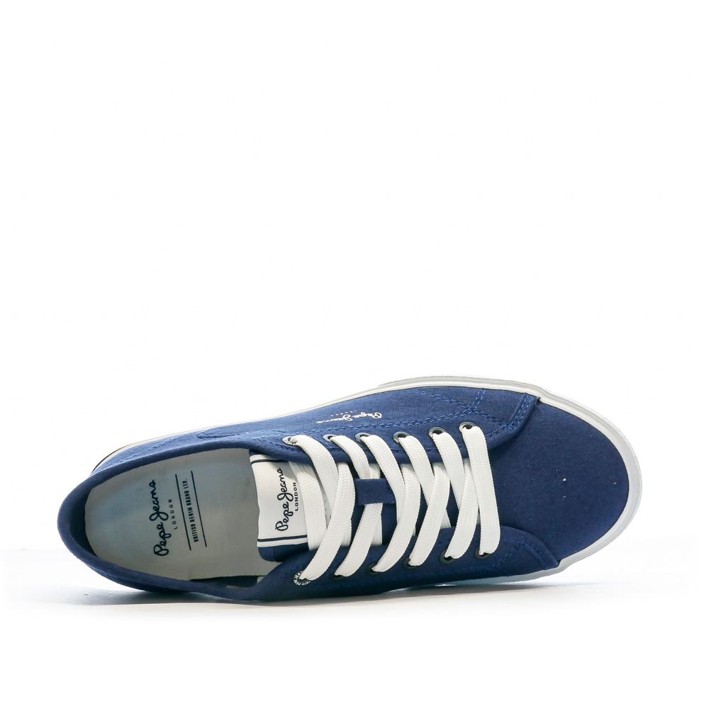 Baskets Marine Femme Pepe jeans Kenton Road vue 4