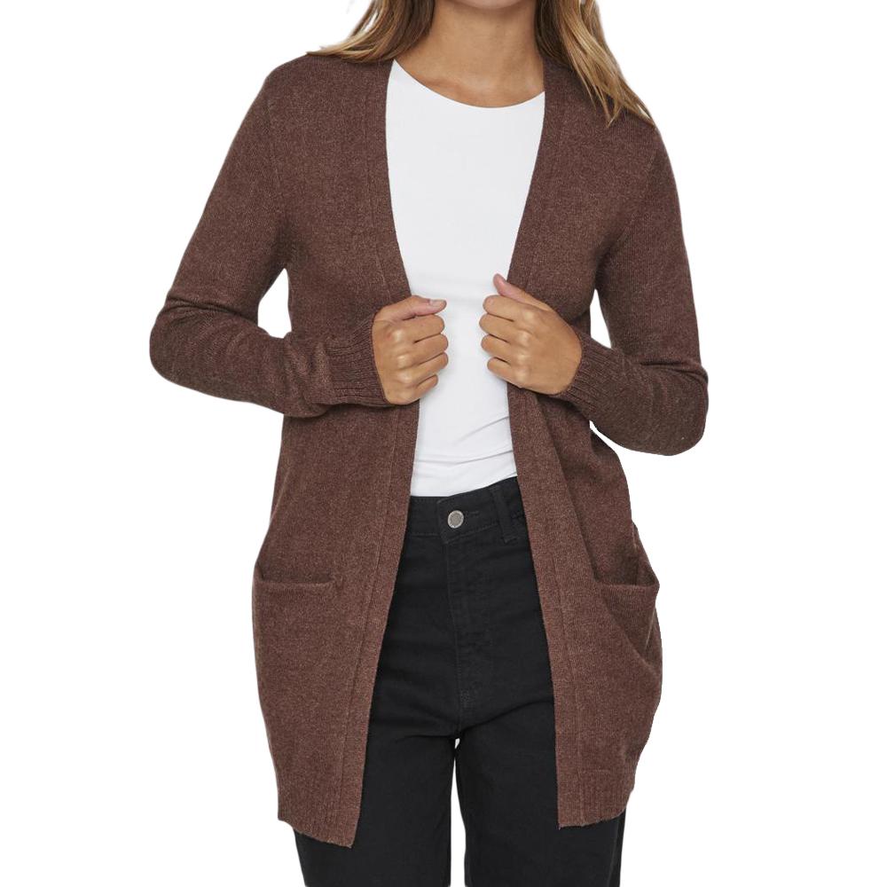 Gilet Marron Femme Vila 441 pas cher