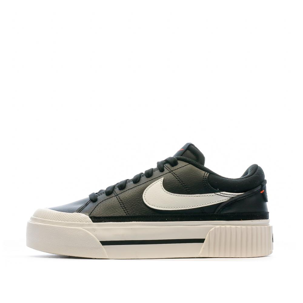 Baskets Noir Femme Nike Court Legacy Lift pas cher