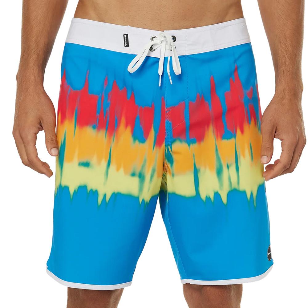 Short de bain Bleu/Rouge Garçon O'Neill Hyperfreak pas cher