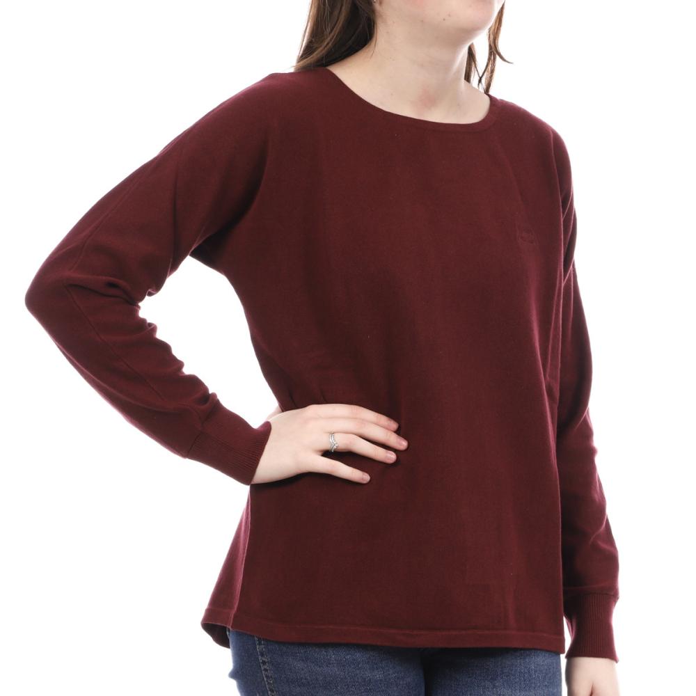 Pull Bordeaux Femme Lee Cooper Oeloa pas cher