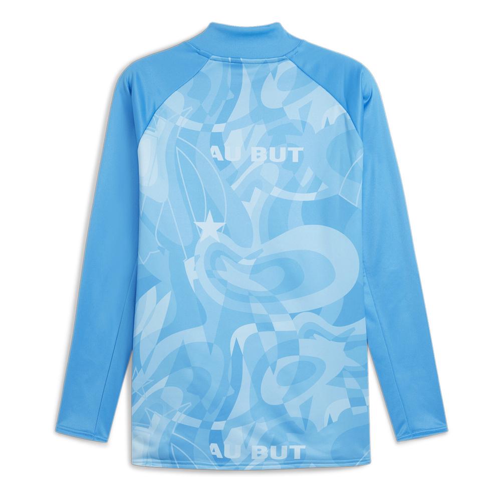 OM Sweat Prématch Bleu Homme Puma 23/24 vue 2