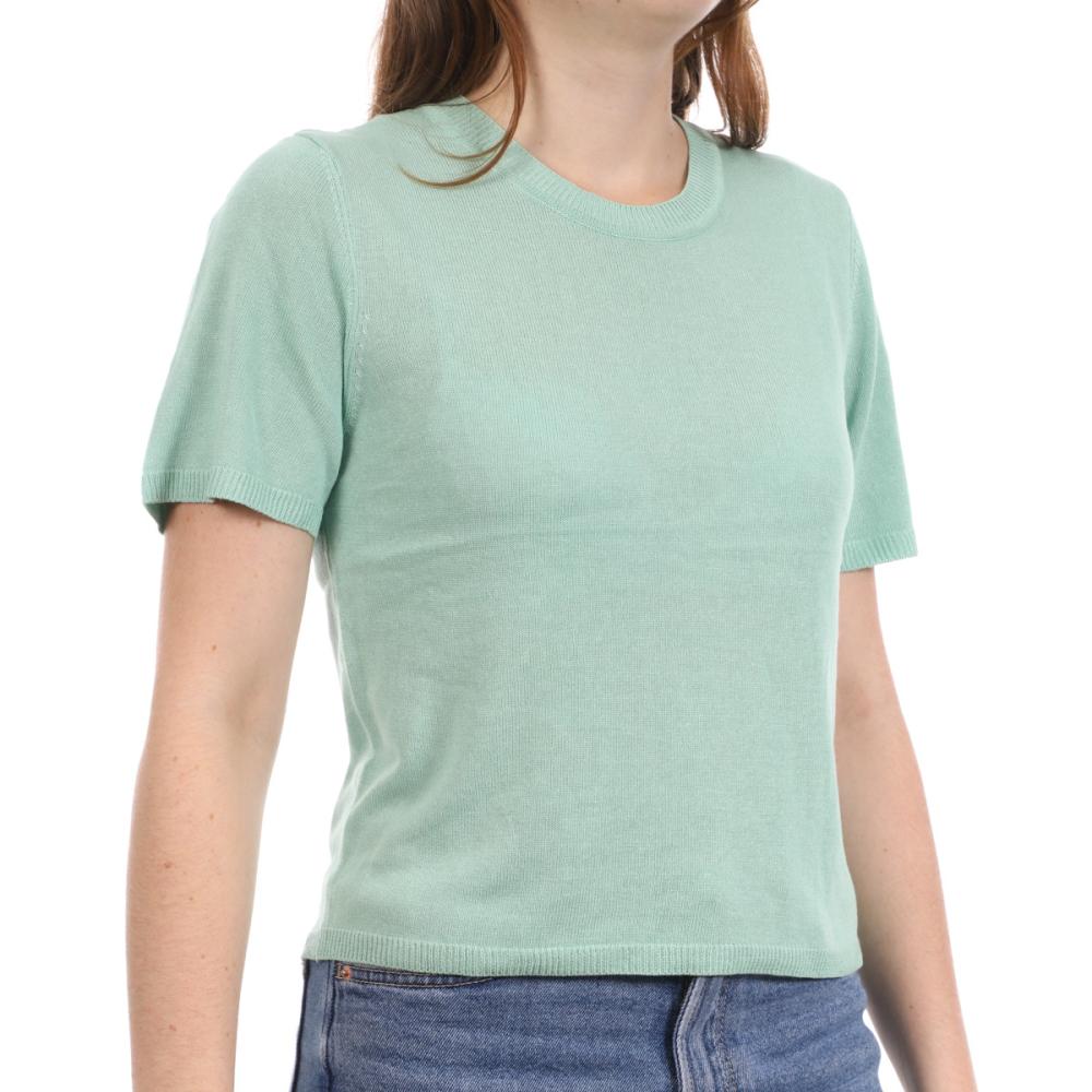 T-shirt Vert Femme Only Shirley pas cher